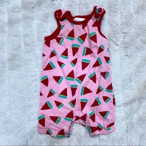 Hannah Andersson 3-6 M watermelon romper